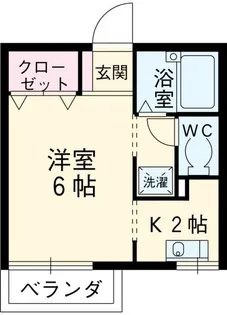 グランハイム朝日【2階】の間取り