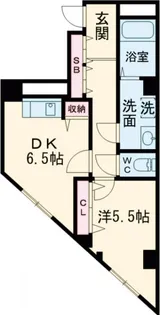 ルセーヌ二子玉川【5階】の間取り