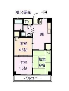 プレステージ赤坂【1階】の間取り