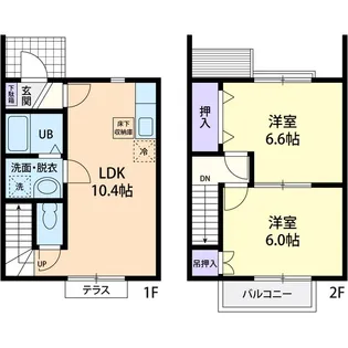 コンフォーティア伸 Aの間取り