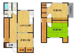 西島戸建IIの間取り