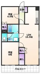 メゾンルーラル【2階】の間取り