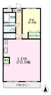 エスペランサHIRO【1階】の間取り
