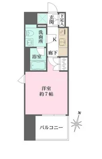 ベルフェリーク横濱山下町【3階】の間取り