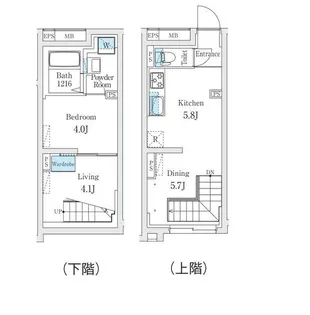 Fika代々木上原【1階】の間取り