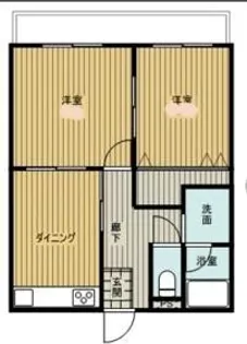 サザンビル【3階】の間取り