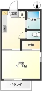 若葉ハイム【1階】の間取り