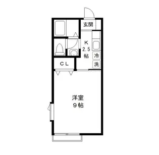 リヴェールハイム【1階】の間取り