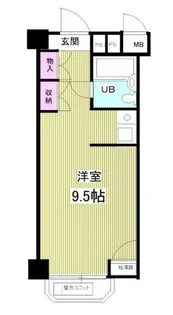 カルム赤坂【1階】の間取り