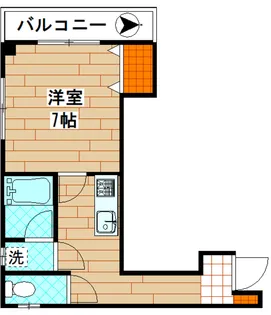 タリウム・タテイシ2【2階】の間取り