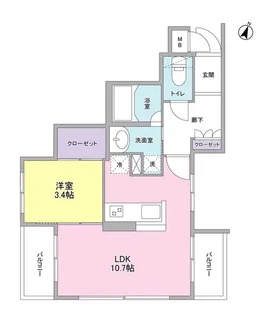 コンフォリア麻布台の間取り