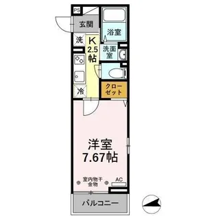 エクセリア南花畑II【2階】の間取り