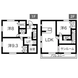 WisteriaA・Bの間取り