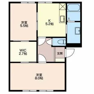 グランピアA【1階】の間取り