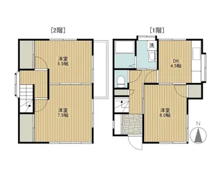 埼玉県朝霞市幸町1【一戸建】の間取り