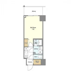 東京都江東区富岡1【マンション】の間取り