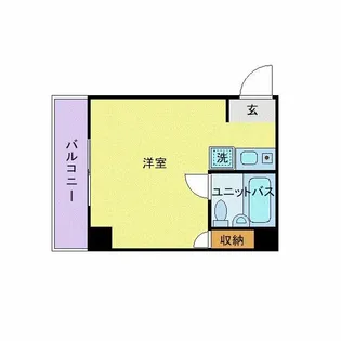 ジュネパレス相模原第21【3階】の間取り