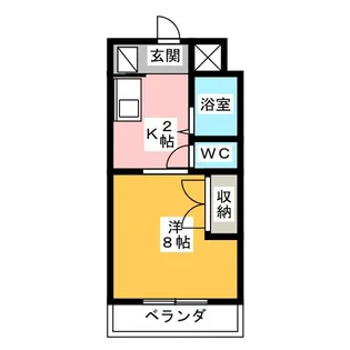 エクシードみずほ【2階】の間取り