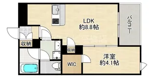 大阪府大阪市都島区都島中通3【マンション】の間取り