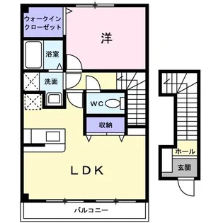 サンリュー 07 A【2階】の間取り
