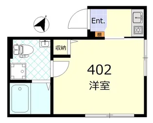 SINCREASE代田橋【4階】の間取り