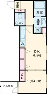 セブンヒルズ三軒茶屋【1階】の間取り