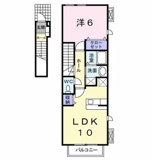 千葉県松戸市小山【アパート】の間取り