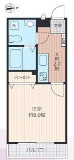 ヴァンヴェール白金【2階】の間取り