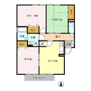 ヴェルドミール C【1階】の間取り