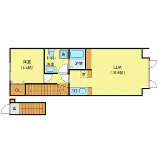 Siela三日町【2階】の間取り