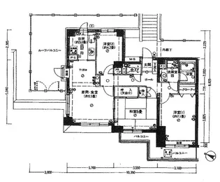 柏パーク・ホームズ【7階】の間取り