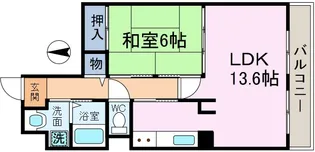 コーポレート船堀【11階】の間取り