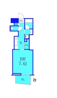 ズーム川崎イースト【7階】の間取り
