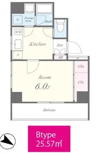 東京都台東区千束4【マンション】の間取り