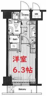 東京都港区高輪2【マンション】の間取り