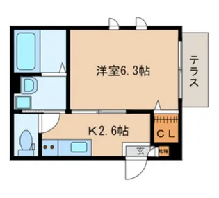 東京都世田谷区下馬6【マンション】の間取り