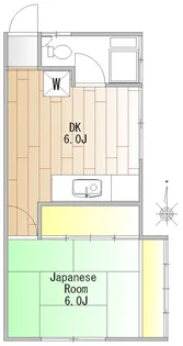 笹野アパート【1階】の間取り