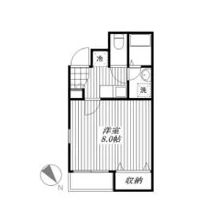 トップワイ上本郷【2階】の間取り