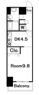 リファレンス浜町【14階】の間取り