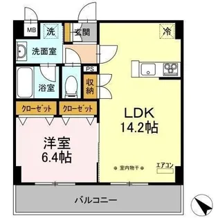 Grand Vert (グランヴェール)【2階】の間取り