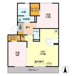 メルシー B【3階】の間取り