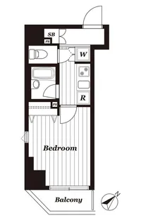 スカイコート幡ヶ谷【2階】の間取り