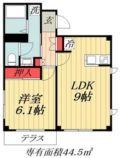千葉県浦安市堀江6【マンション】の間取り