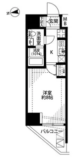プレール・ドゥーク高円寺II【9階】の間取り