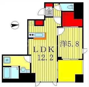 フェリス コート【3階】の間取り