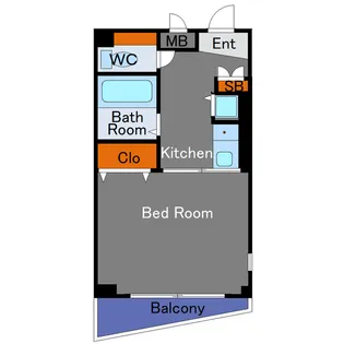 恒陽ビル【2階】の間取り