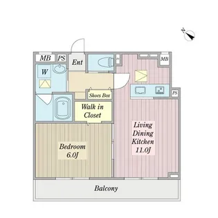 チュリピエ【1階】の間取り