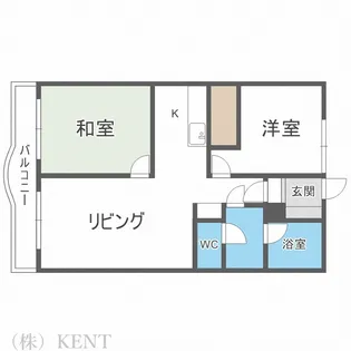 ローヤルハイツ21【3階】の間取り