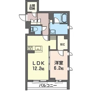 le blanc (ルブラン)【2階】の間取り