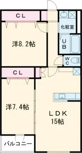 Face Mansion(フェイスマンション)【1階】の間取り
